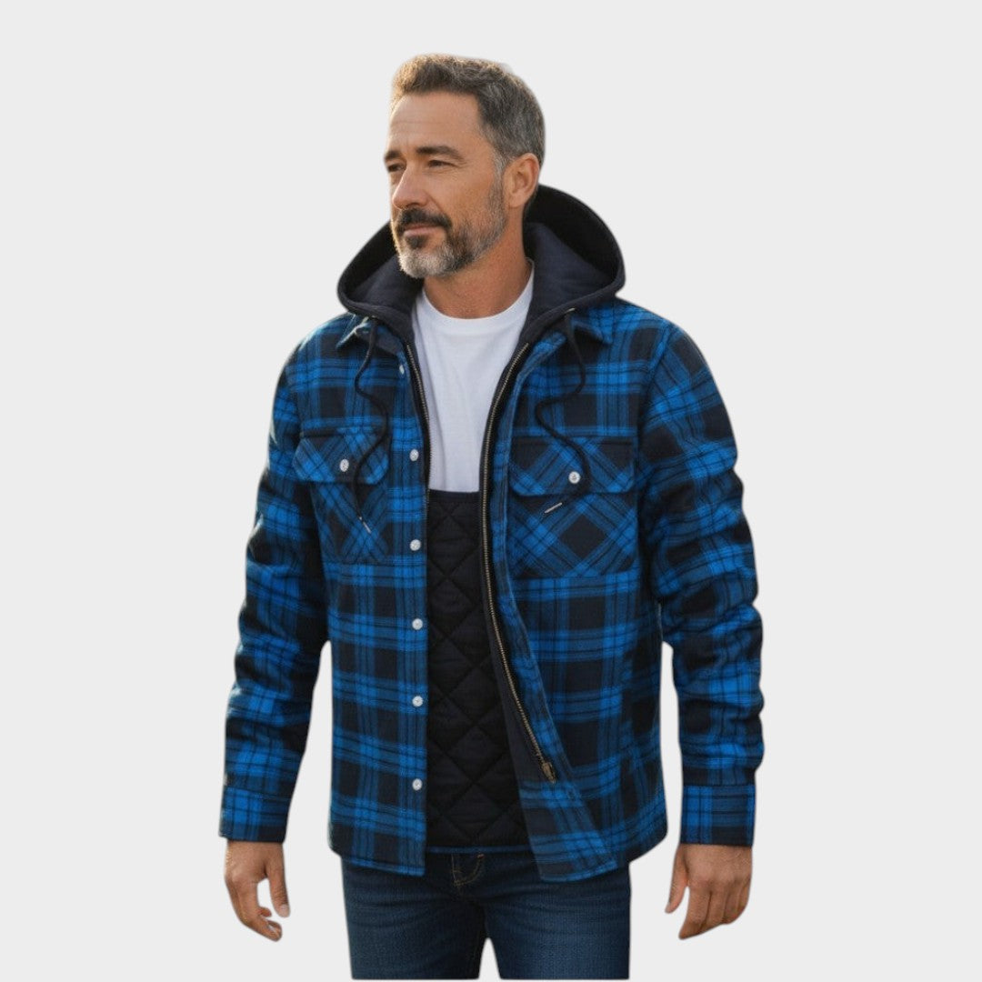 Asger | Chaqueta cálida para hombre de mezcla premium de lana