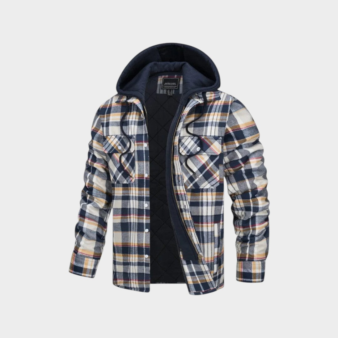 Asger | Chaqueta cálida para hombre de mezcla premium de lana