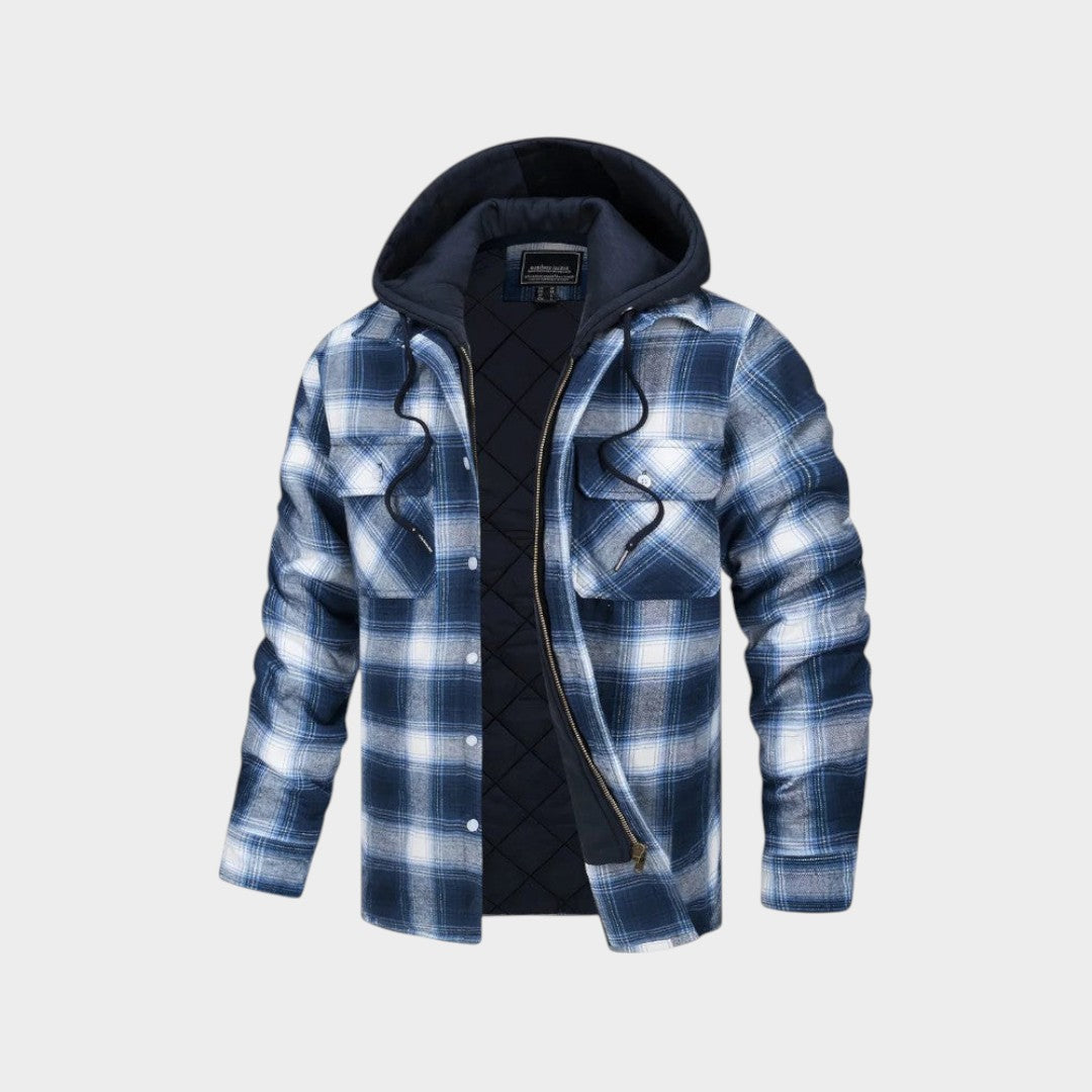 Asger | Chaqueta cálida para hombre de mezcla premium de lana