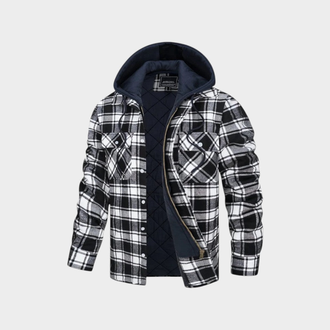 Asger | Chaqueta cálida para hombre de mezcla premium de lana