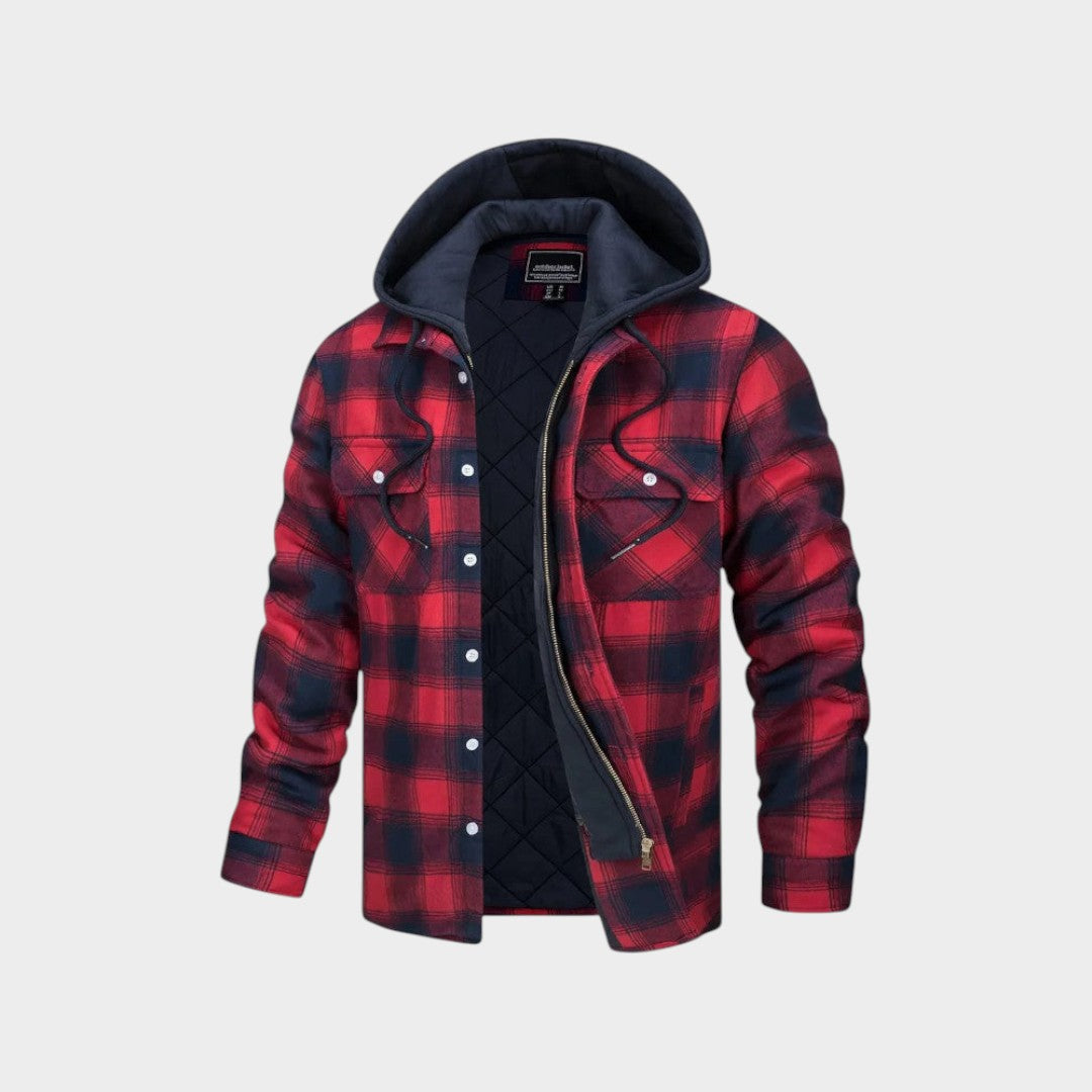 Asger | Chaqueta cálida para hombre de mezcla premium de lana